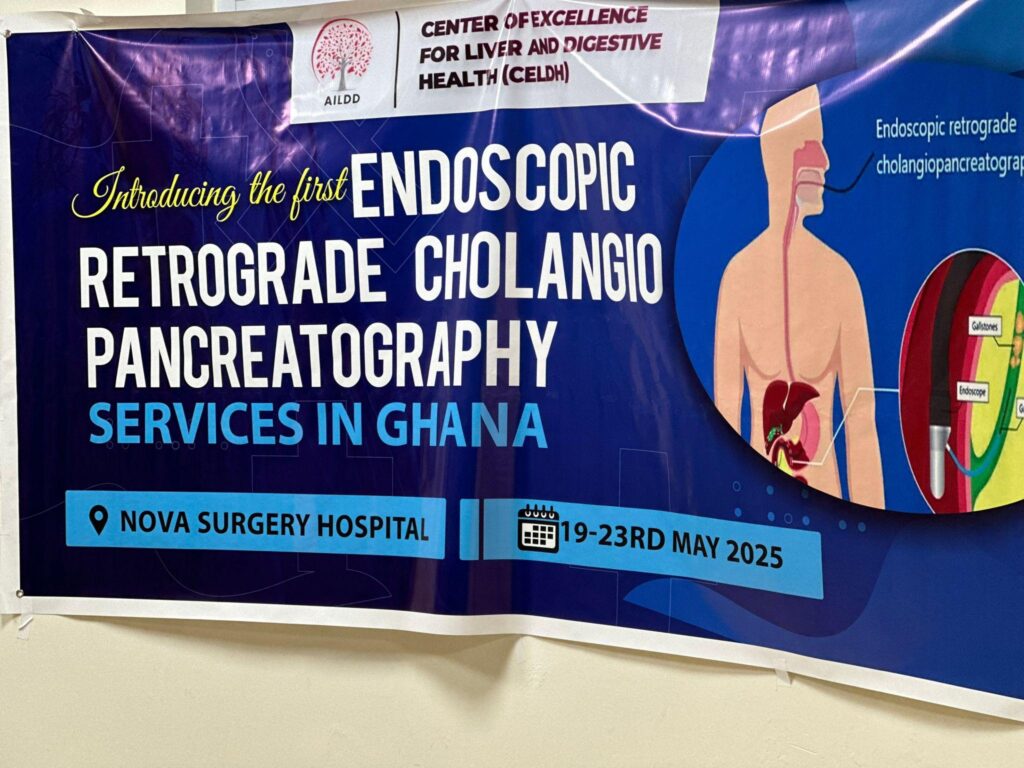 A banner hangs on the wall